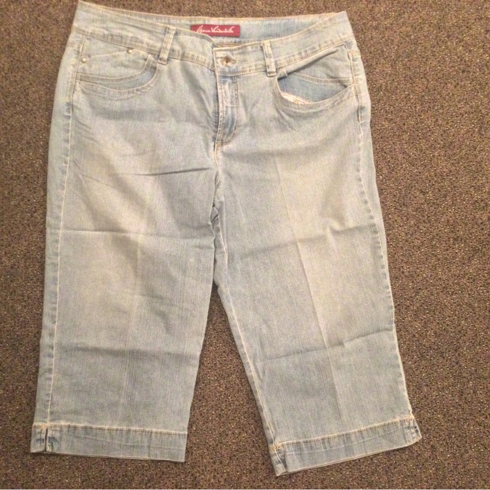 Gloria Vanderbilt Capri Blue Jeans, Size 14